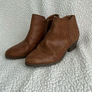 Brown booties
